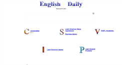 Desktop Screenshot of englishdaily626.com